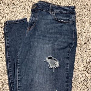 XL short skinny jeans